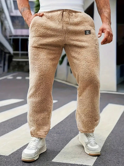 Benoni - Jogginghose aus flauschigem Fleece mit Kordelzug