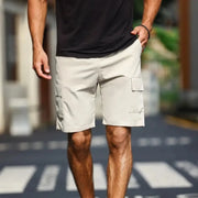 Vito - Einfarbige Cargo-Shorts für Männer