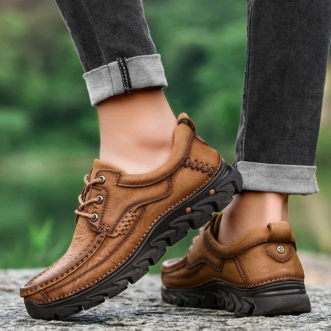 Alistair - Schnürschuhe aus echtem Leder