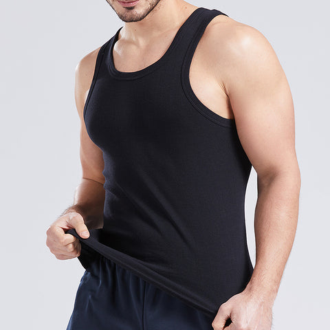 Amory - Baumwolle Männer ärmelloses Tank Top