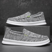 Nicholas - Solide Herren Casual Canvas Slipper