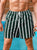 Everett - Gestreifte Freizeitshorts für Herren