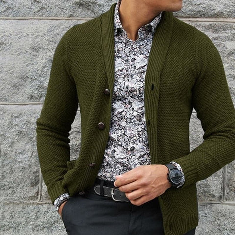 Lionel - Bequemer Cardigan-Pullover mit Knöpfen