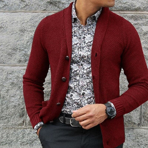 Lionel - Bequemer Cardigan-Pullover mit Knöpfen