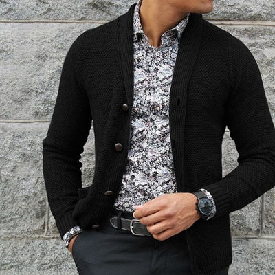 Lionel - Bequemer Cardigan-Pullover mit Knöpfen