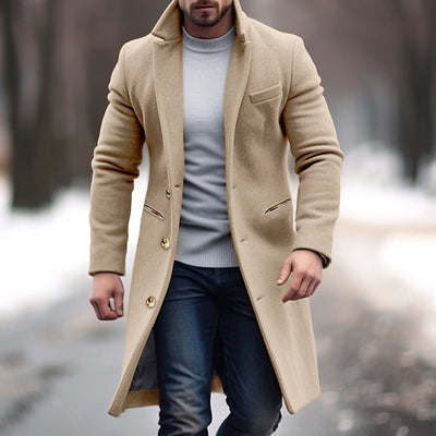 Kenneth - Eleganter langer Wintermantel