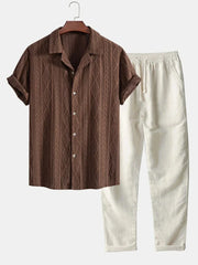 Ariano - Set aus Leinenhemd und Hose