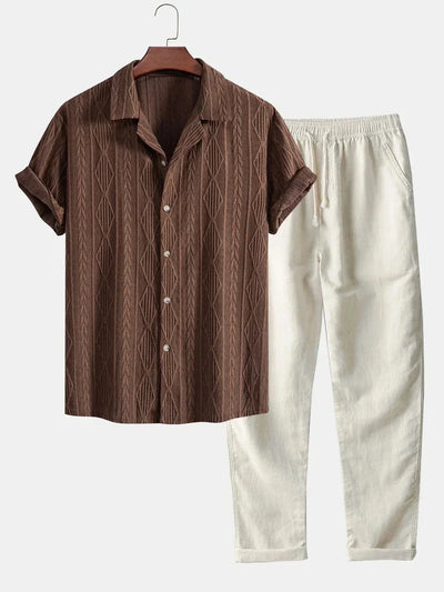 Ariano - Set aus Leinenhemd und Hose