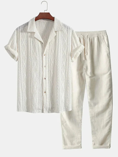 Ariano - Set aus Leinenhemd und Hose