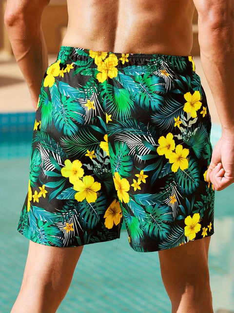 Clark - Tropische Shorts mit Blumenmuster