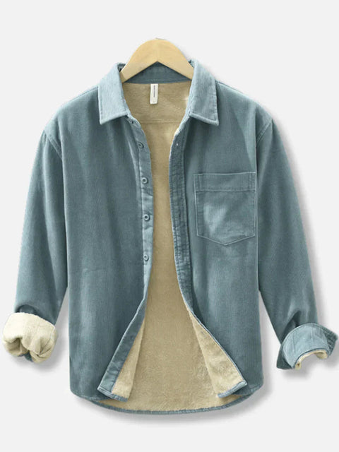 Charlee - Lässiger, dicker Fleece-Mantel für Herren
