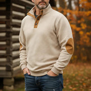 Josef - Klassischer warmer Pullover mit Stehkragen für Herren