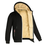 TOMMY - Fleece-Kapuzenpullover mit Reißverschluss