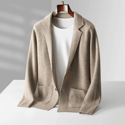Martin - Kaschmir-Strickjacke mit Knöpfen