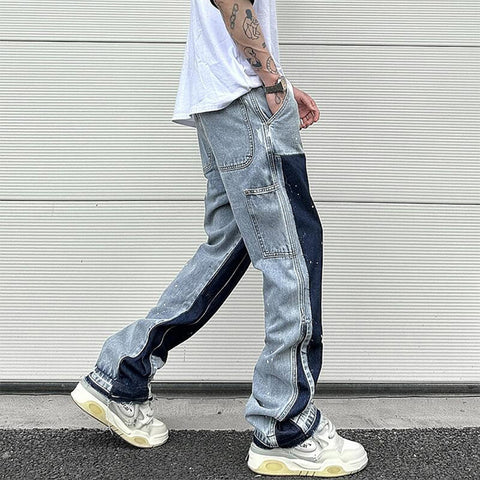 Oscar - Patchwork-Jeans für Herren