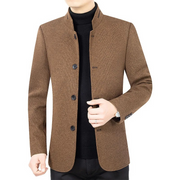 Severino - Eleganter, schmal geschnittener Blazer mit Stehkragen für Herren