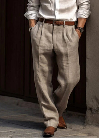 Conrad - Herren-Bündchenhose aus Leinen