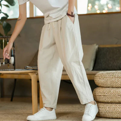 Edward  - Baumwoll-Leinen-Hose