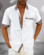 Alford - Kurzärmliges Button-Down-Hemd für Herren