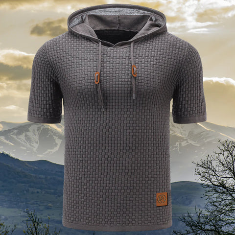 Marion - Kapuzenpulli mit kurzen Ärmeln