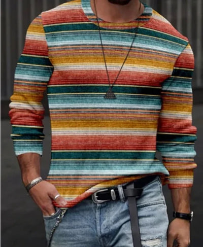Tristan - Herren Pullover mit Rundhalsausschnitt und langen Ärmeln