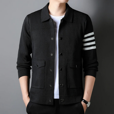 Samuel - Lässige Strickjacke mit Knöpfen für Herren