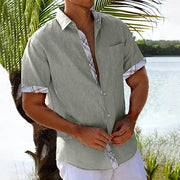 Cedric - Kurzärmliges Button-Down-Hemd für Herren
