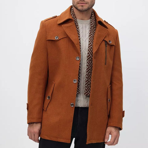 Conan - Eleganter mittellanger Trenchcoat für Herren