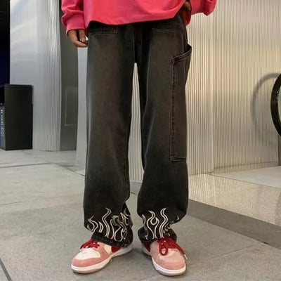 Edgar - Bestickte Jeans für Männer