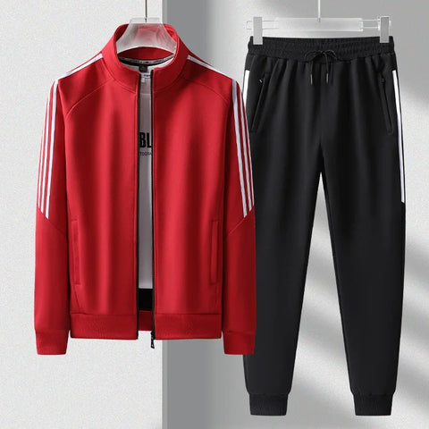Gilbert - Lässiges Set aus Jacke mit Reißverschluss und Hose für Herren