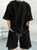 Isaac - Herren-Set aus Rundhalshemd und Shorts