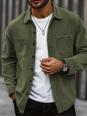 Alvin - Elegante Cordjacke mit Knöpfen
