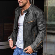 David - Elegante und wetterfeste Lederjacke