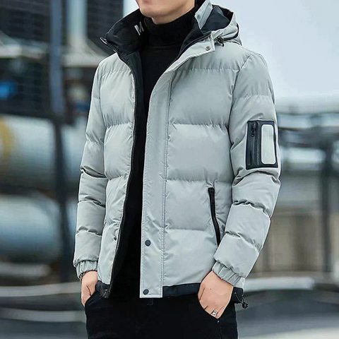 Arnold - Lässige, dick gefütterte, warme Jacke mit Kapuze