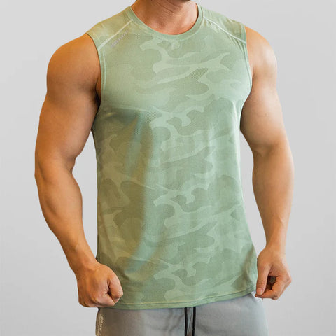 Alvin - Schnelltrocknendes ärmelloses Sportshirt für Herren