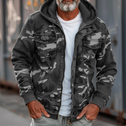 Rodolfo - Stilvolle Camouflage-Kapuzenjacke für Herren