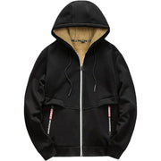TOMMY - Fleece-Kapuzenpullover mit Reißverschluss
