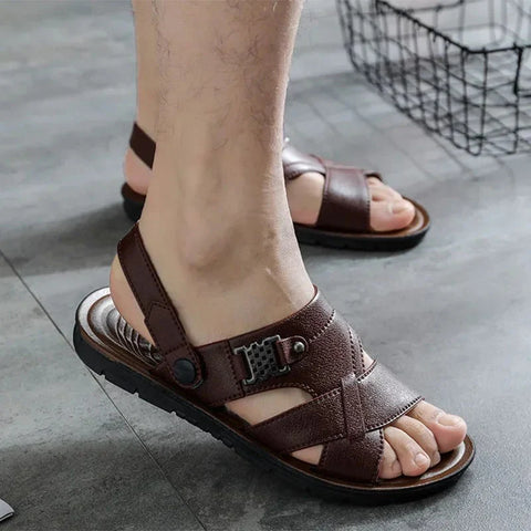 Alvis - Leichte PU-Leder-Sandalen
