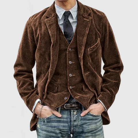 Cameron - Cordjacke mit Revers für Männer