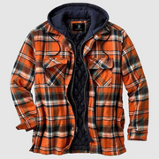 Derrick - Stilvolle Jacke mit Kapuze und Karomuster