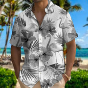 Emrys - Atmungsaktives kurzärmeliges Hawaiihemd