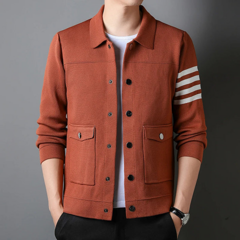 Samuel - Lässige Strickjacke mit Knöpfen für Herren