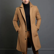 Arjun - Eleganter langer warmer Trenchcoat für Herren