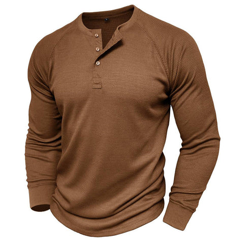 Ricco - Lässiger Waffelstrickpullover für Herren