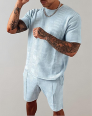 Jadiel - Lässiges, stilvolles Set aus Hemd und Shorts