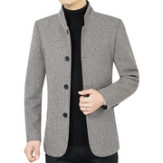Severino - Eleganter, schmal geschnittener Blazer mit Stehkragen für Herren