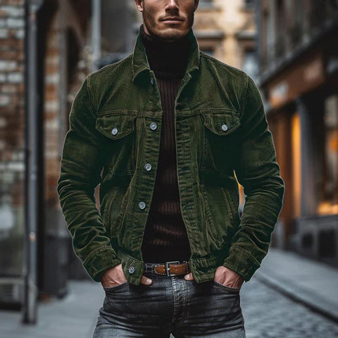 Darryl - Elegante Jacke mit Reverskragen und Knöpfen für Herren