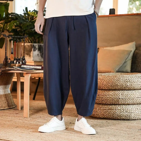 Alfred - Hosen aus Baumwolle und Leinen