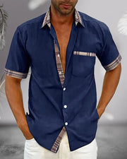 Alford - Kurzärmliges Button-Down-Hemd für Herren