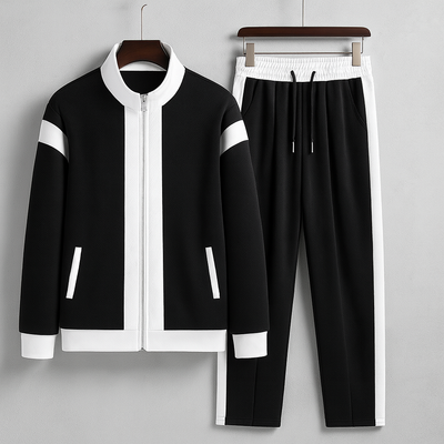Alonso - Elegantes, stilvolles Trainingsanzug-Set mit Reißverschlussjacke und -hose für Herren